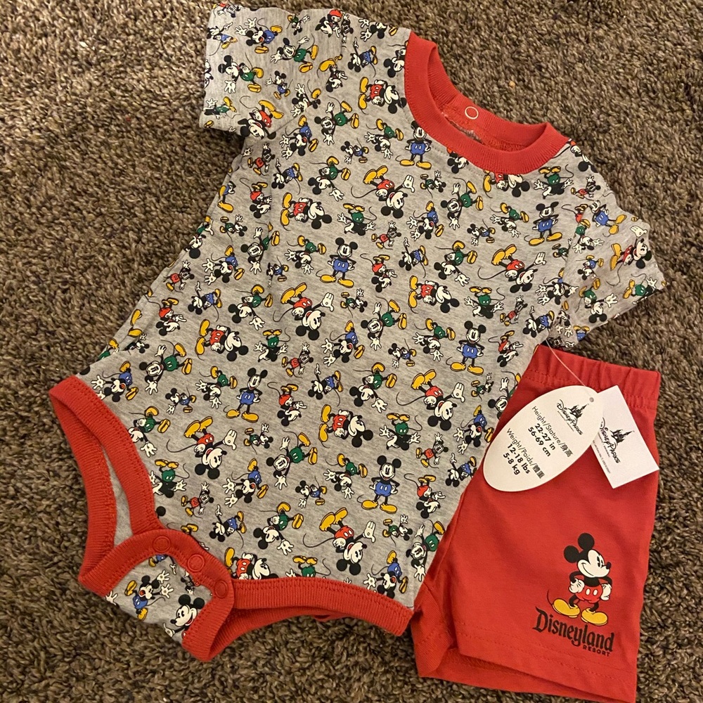 Mickey Mouse Baby Outfit